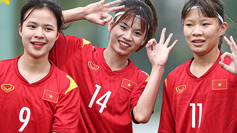 Kết quả bốc thăm dễ thở, U17 nữ Việt Nam có cơ hội dự VCK U17 nữ châu Á 2024